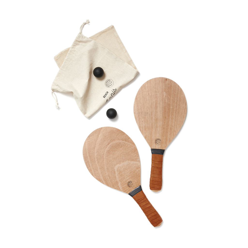 Juego de tenis playa 
