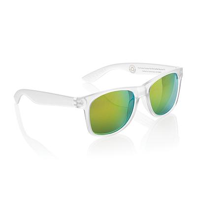 Gafas de sol con lentes de espejo de PC reciclado Gleam RCS