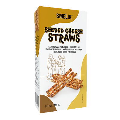 Smelik Seeded cheese straws 100 g.