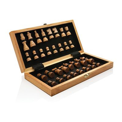 Luxury Wooden Folding Chess Set